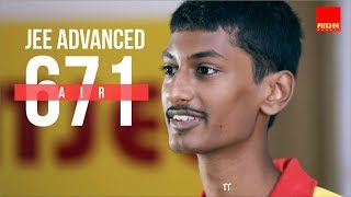 HARD WORK + SMART WORK FOR JEE ADVANCED | AIR 671 | MANAV PILLAI | FIITJEE MUMBAI