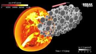 Breakthroughs - Los Alamos National Lab Asteroid Killer Simulation