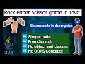 Rock Paper Scissor game in Java | Java Basic Project | Random Number in Java | Mr Photonn