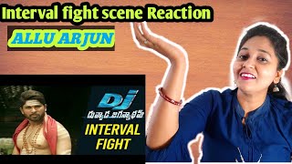 Interval Fight Scene REACTION || DJ (DUVVADA JAGANNADHAM) || Allu Arjun || By Indian Mom