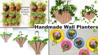 Upcycling Waste Materials Into Stylish Handmade Wall Planter/Diy Hanging Wall Planter/ORGANIC GARDEN