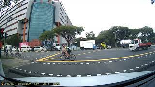 Cyclists Breaking the Laws along Jalan Buroh, but No Enforcement from Authority