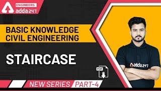 StairCase (Set-4) | Basic Knowledge Civil Engineering | GATE 2021, IES, AE