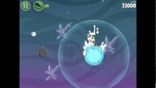 Angry Birds Space Cold Cuts 2-28 Walkthrough 3-star