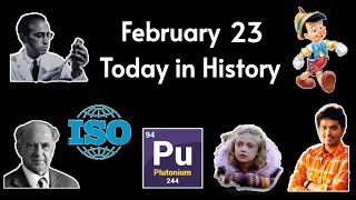 பிப்ரவரி 23 வரலாற்றில் இன்று  |  February 23 Today in History