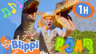 Dinosaur Song!!! | 1 Hour of BLIPPI Songs | Educational Songs For Kids