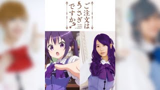 【ごちうさ】キャストの髪色をキャラに合わせて変えてみた #shorts