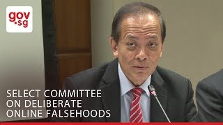 Select Committee Chairman Charles Chong’s opening statement