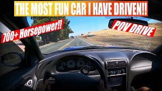 700+ HORSEPOWER TERMINATOR COBRA IS SCARY!! (POV DRIVE)