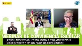 Primera sesión del webinar de convivencia escolar “La educación nos hace ser”