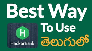 Best way to use Hackerrank in telugu | Hackerrank tips in telugu | Vamsi Bhavani