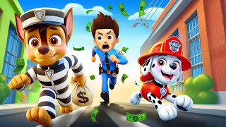 CHASE x MARSHALL Escape From Jail With MONEY? Paw Patrol Ultimate Rescue | Rainbow 3 | Full Episodes