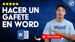 ¿Cómo Hacer un GAFETE en Word? - ✔️​ Haz Credenciales de Forma Sencilla en Word ✔️​