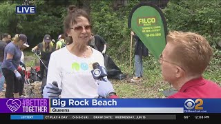 CBS2 joins Big Rock Beach cleanup for Paramount Community Day