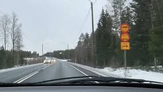 Winter Driving in Parkano | Today in Finland #214￼