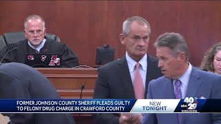 Former Johnson County Sheriff Pleads Guilty To Felony Drug Charge In Crawford County