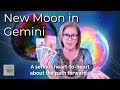 NEW MOON in GEMINI 🌑 A serious heart-to-heart about the path forward...