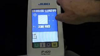 Juki AMS210EN1360 IP420 quick start programming tutorial