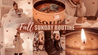 MY FALL SUNDAY ROUTINE 2019: Relaxed, Productive & Super Cosy | Gemma Louise Miles