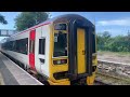 class 158 sprinter 158827 transport for wales tfw harlech 29 07 23