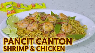 How to Cook Pancit Canton (Shrimp and Chicken)