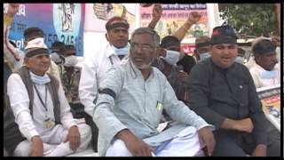 Patni Pidit Purush Sangh holds dharna in Ahmedabad Gujarat