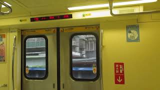 台北捷運381型軟改列車往淡水行駛北投到淡水