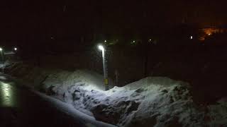 ウェザーリポート動画0404@北海道旭川市　23時頃