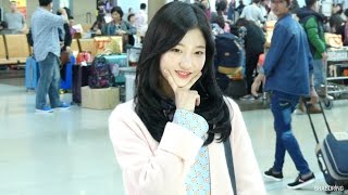 [4K] 161030 다이아(DIA) 정채연 인천공항 출국 직캠 @ tvN 먹고자고먹고 촬영 by 샤부링