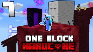 Minecraft ONE BLOCK SKYBLOCK, but it's HARDCORE! (Episode 7)