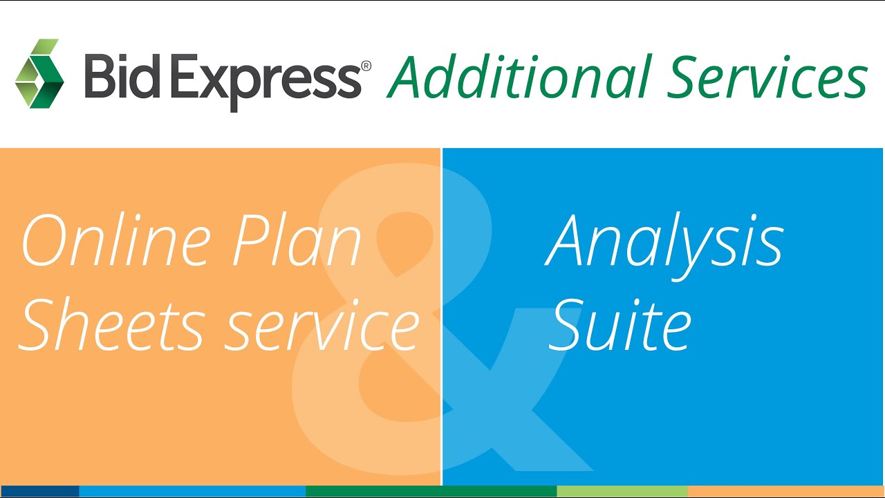 Bid Express Additional Services - YouTube