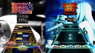 World on Fire by Firewind - Drum Chart Comparison [+ FCs] (Rock Band vs Guitar Hero)