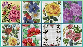 #1 Stunning \u0026 Elegant Cross stitch patterns/Charsuti Embroidery Design Ideas Hand made Embroidery