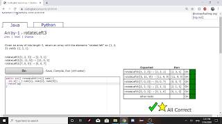 Array-1 (rotateLeft3) Java Tutorial || Codingbat.com
