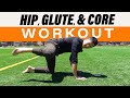 Hip, glute, core workout for beginners *follow along* - at home workout for seniors and beginners