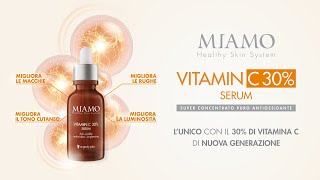 Miamo Vitamin C 30% Serum: puro concentrato antiossidante per una pelle più luminosa e giovane!