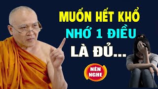 Nghe Thầy Giảng 1 Lần Là Hết Khổ Sống Bình An - HT. Pháp Tông (HAY QUÁ)