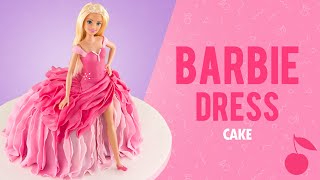 Barbie Doll Dress Cake Tutorial | How To | Princess Cake | Cherry School