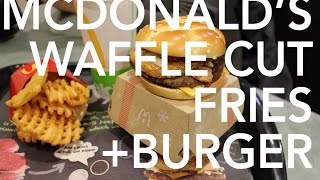 McDonald's  Waffle Cut Fries + Potato Rosti And Bacon Burger || Gastrofork.ca