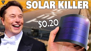 Just Happened! Elon Musk Revealed Super NEW Shock 4.0 Solar Tech, Destroy Entire Industry!