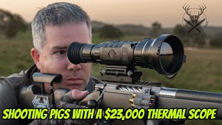Shooting Feral Pigs with the $23,000 InfiRay Rico RS75 1280 Thermal Scope