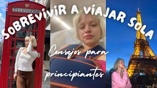 VIAJAR SOLA ✈️ Consejos 💡 para principiantes y viajeros solos