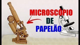 Biomedicina: Incrível Microscópio de Papelão - Presente Criativo (COMO FAZER)