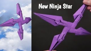 How to Make a Paper Ninja star || Origami kunai Shuriken.