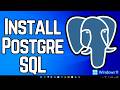 How to Install PostgreSQL on Windows 11 (2026)
