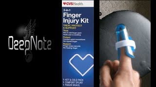 CVS Finger Injury Kit Instructions - Finger Splint and Finger Buddies