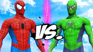 SPIDER-MAN VS GREEN SPIDERMAN - EPIC BATTLE