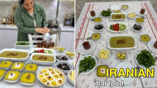 IFTAR FOOD MENU IN SOUTHERN IRAN/افطاری در جنوب ایران با غذای  محلی