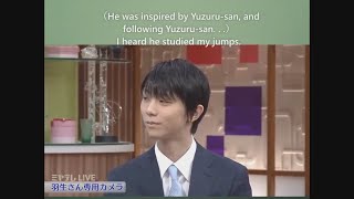 Yuzuru Hanyu Broadcast Miyatele TV on 09/19/2022 ENGLISH SUB -  His reaction to Ilia´s 4A and more.