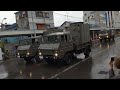 陸上自衛隊名寄駐屯地70周年記念行事 市中パレード① 名寄市 北海道 陸上自衛隊